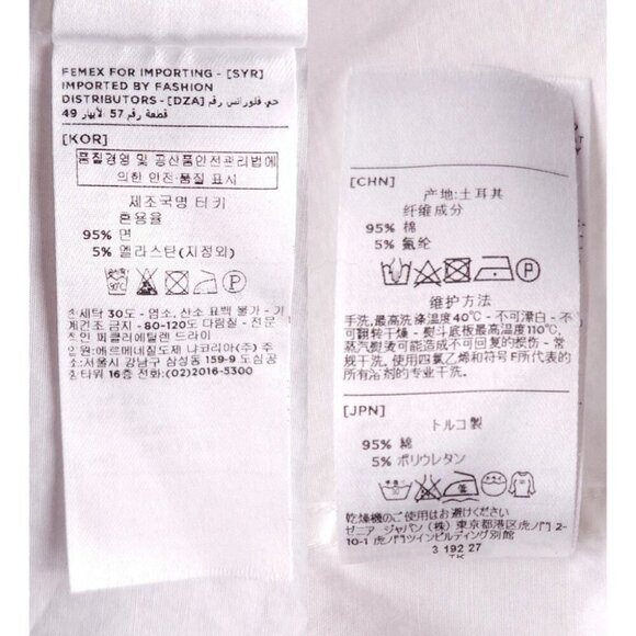 Z Zegna Cotton Tuxedo Shirt 39 15.5 Reg Fit Mens White Dress Formal $460 - Picture 13 of 13